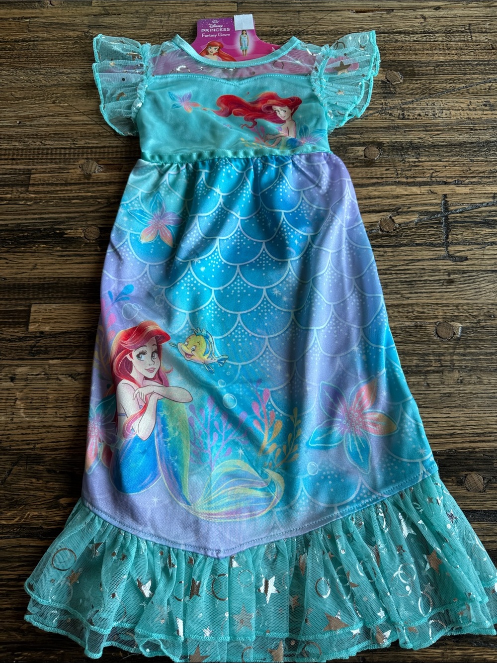 NWT. Disney Ariel Princess Fantasy Gown.